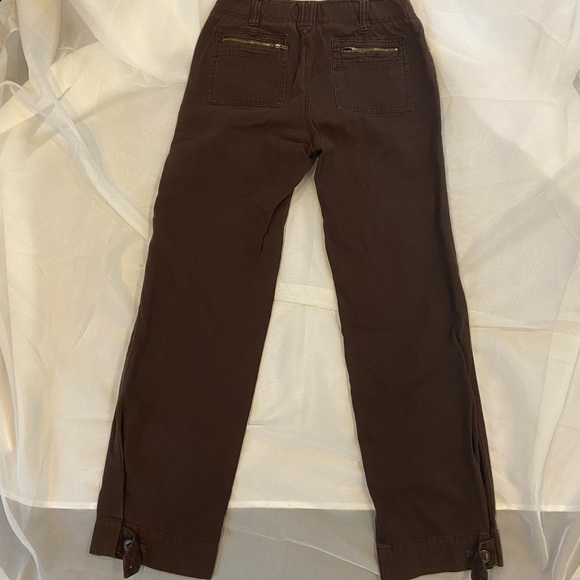 Eddie Bauer Women’s Brown Pants Size 4 w/small stain on front left leg - Picture 5 of 10